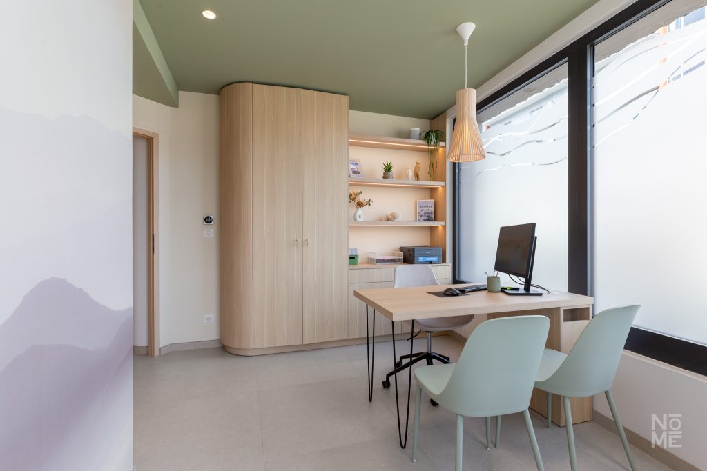 Aménagement d’une salle de consultation du cabinet du docteur Raidot à Mulhouse